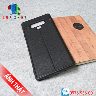 Ốp lưng samsung note 8, note 9 nhựa dẻo - vân da - chống sốc
