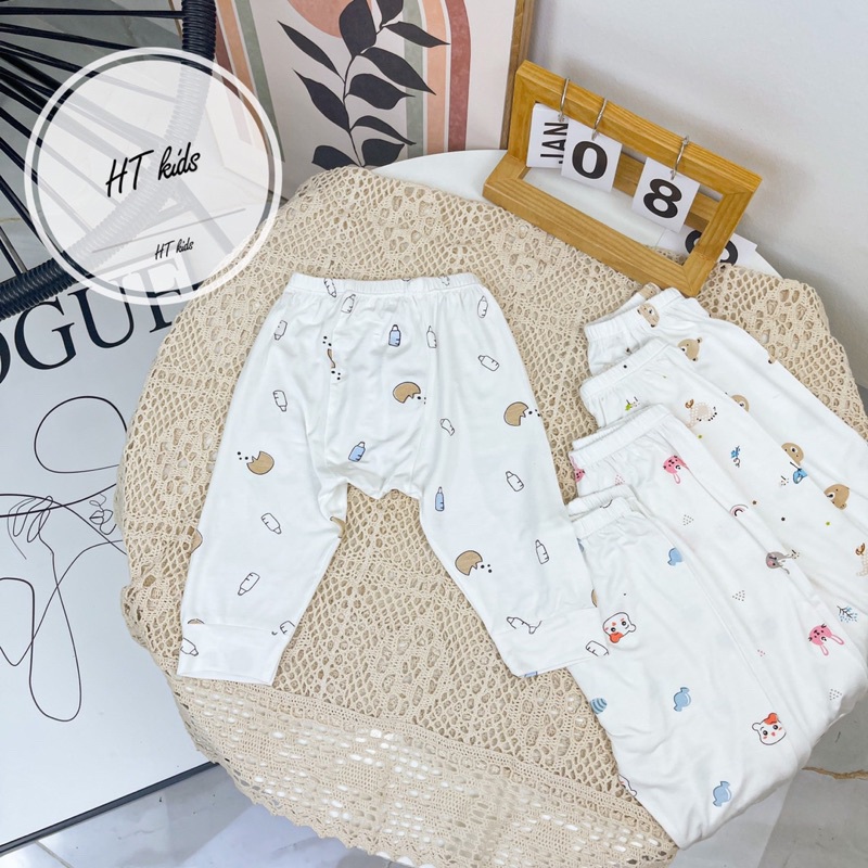 Quần Dài Sơ Sinh chất pettit ,Quần Chục Có Đáp Đũng Đóng Bỉm Thoải Mái, Siêu Mềm Cho Bé Trai, Bé Gái Sơ Sinh