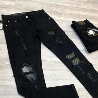 quần bò jean nam dài { VIDEO-VÁ DA } xanh rách gối vá trắng mẫu mới đẹp hot,chất jean bền màu co giãn tốt chuẩn form