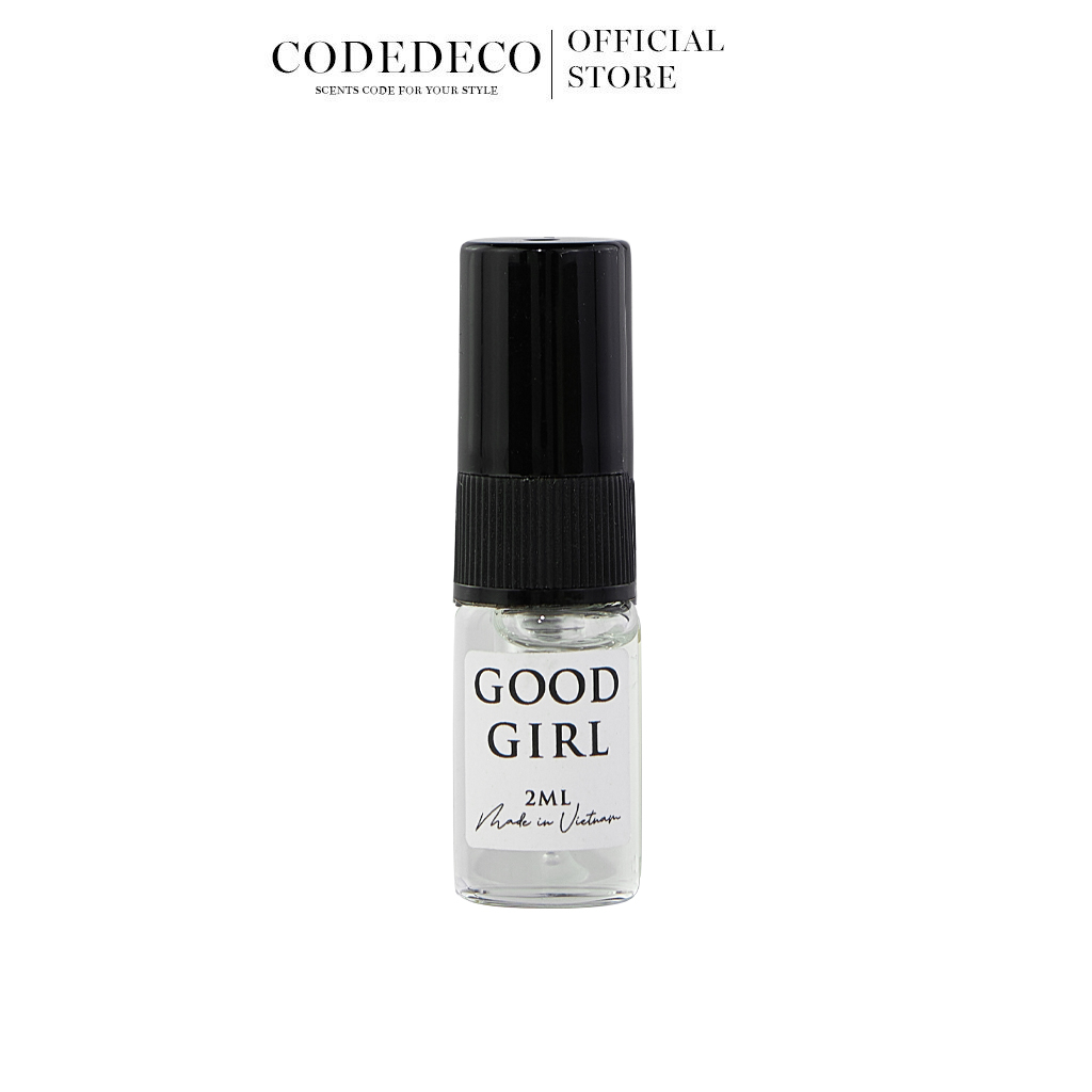 Tinh dầu nước hoa CODEDECO Good Girl Cá Tính, Ngọt Ngào, Gợi Cảm 2ml