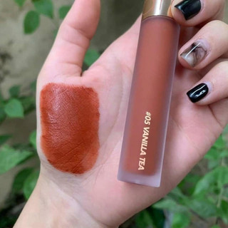 Son kem lì romand milk tea velvet tint - 05 vanilla tea