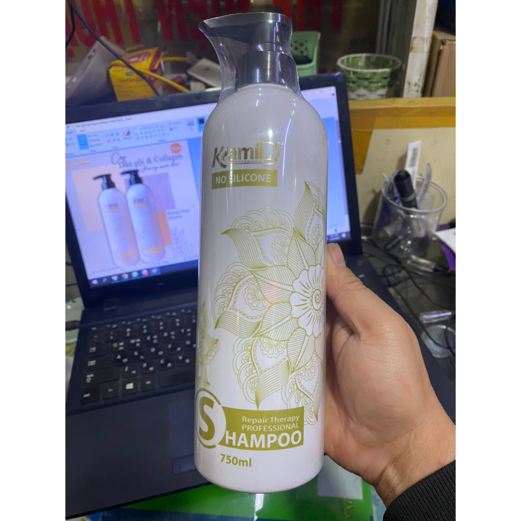Bộ gầu gội xả Kami Collagen chính hãng