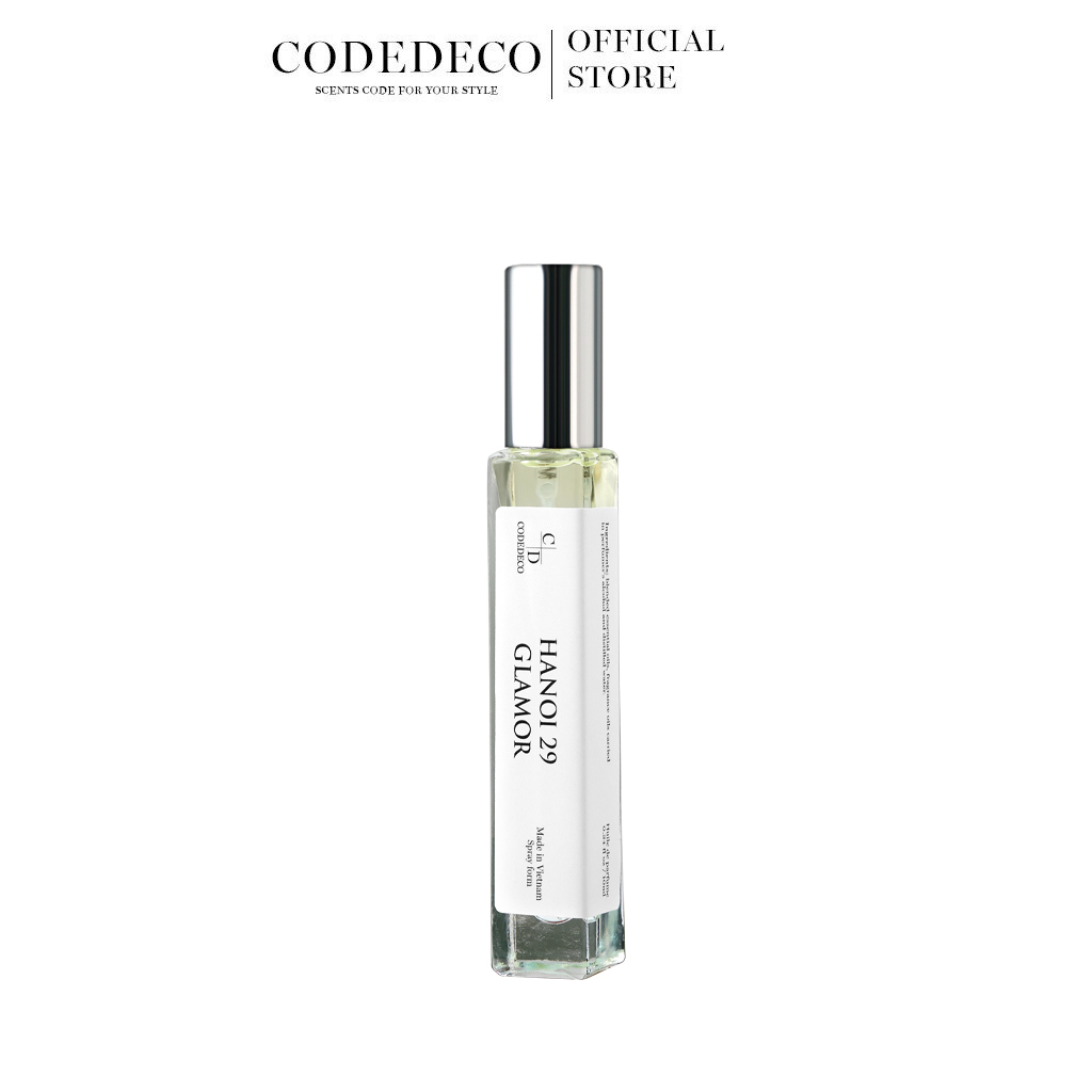 Tinh dầu nước hoa CODEDECO Hanoi 29 Glamor 10ml dạng xịt tiện lợi