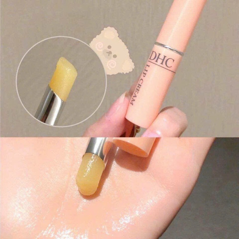 Son Dưỡng Môi D-H-C Lip Cream Không Màu không Mùi Hồng Môi
