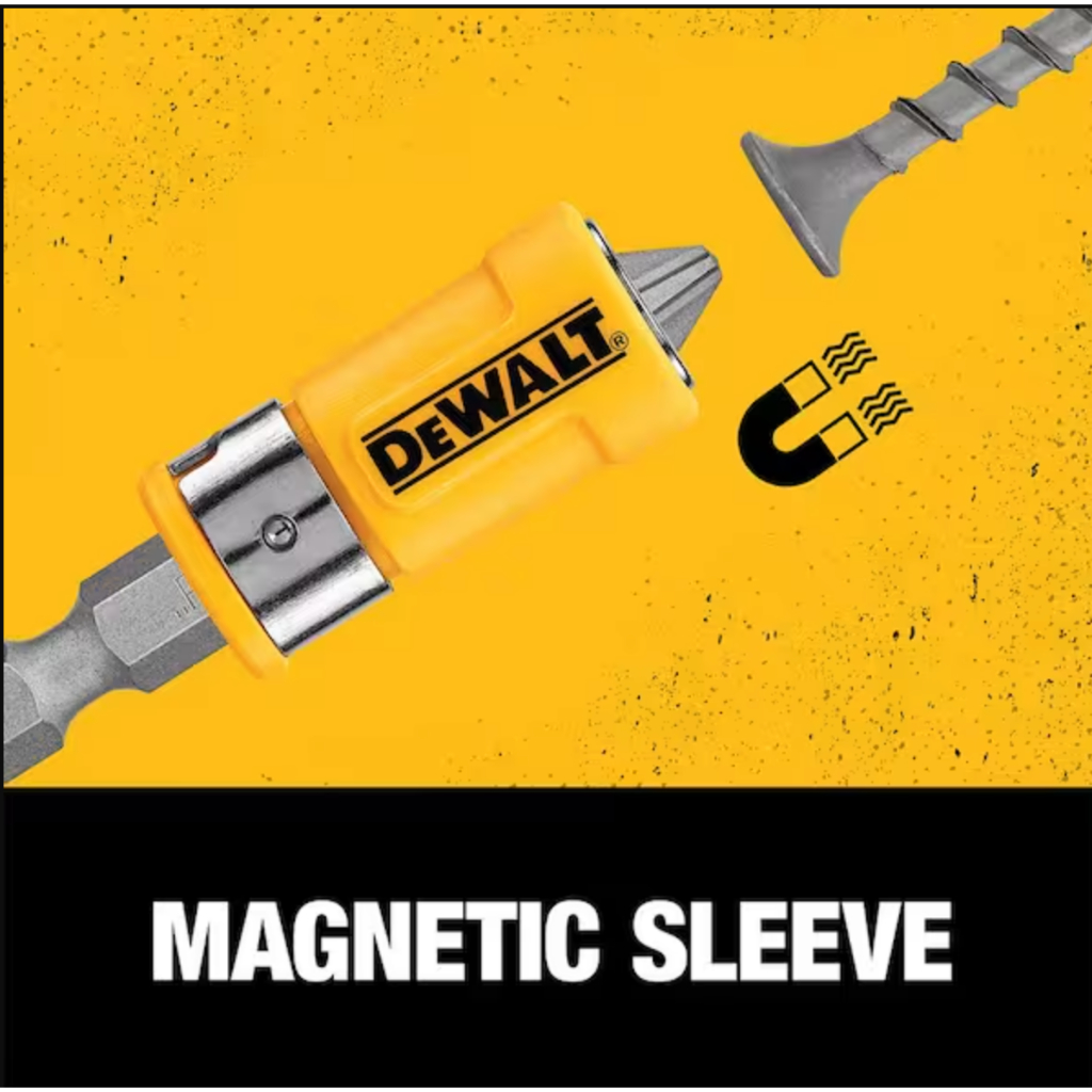Đầu nam châm tăng lực DEWALT MAXFIT Magnetic Bit Sleeve Set