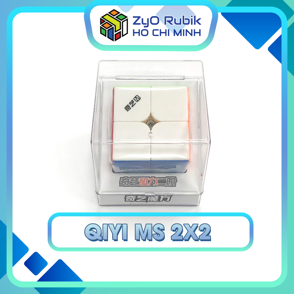 Rubik Qiyi MS 2x2 Có Nam Châm Stickerless - Đồ Chơi Phát Triển Trí Tuệ - Zyo Rubik Hồ Chí Minh