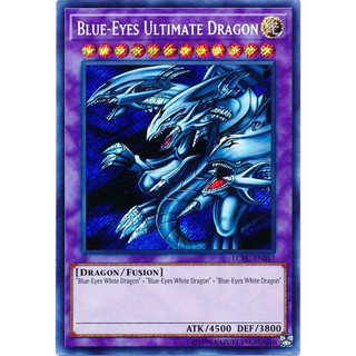 Lá bài thẻ bài Yugioh Blue Eyes Ultimate Dragon – Secret Rare - Tặng bọc bài nhựa bảo quản