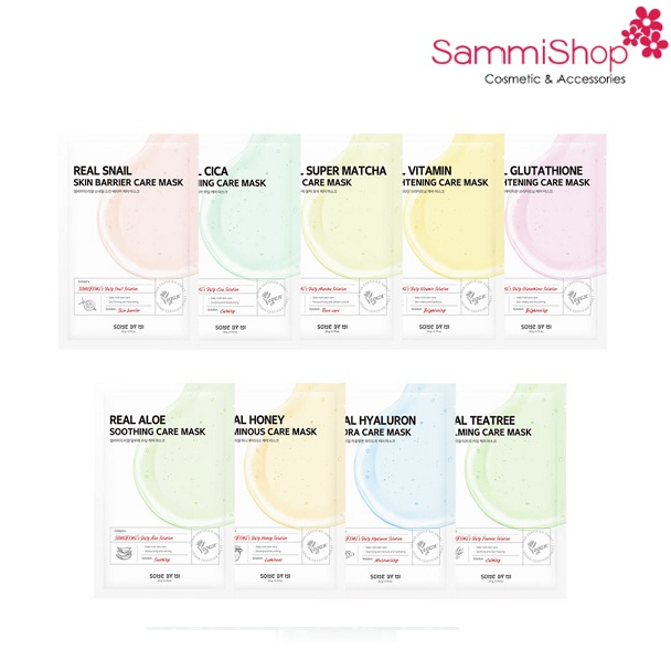 QT Some By Mi Mặt nạ giấy Real Care Mask 20g ngẫu nhiên