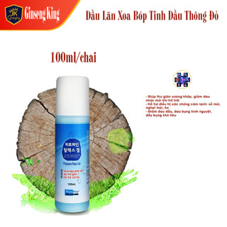 Dầu xoa bóp tinh dầu thông đỏ 100ml