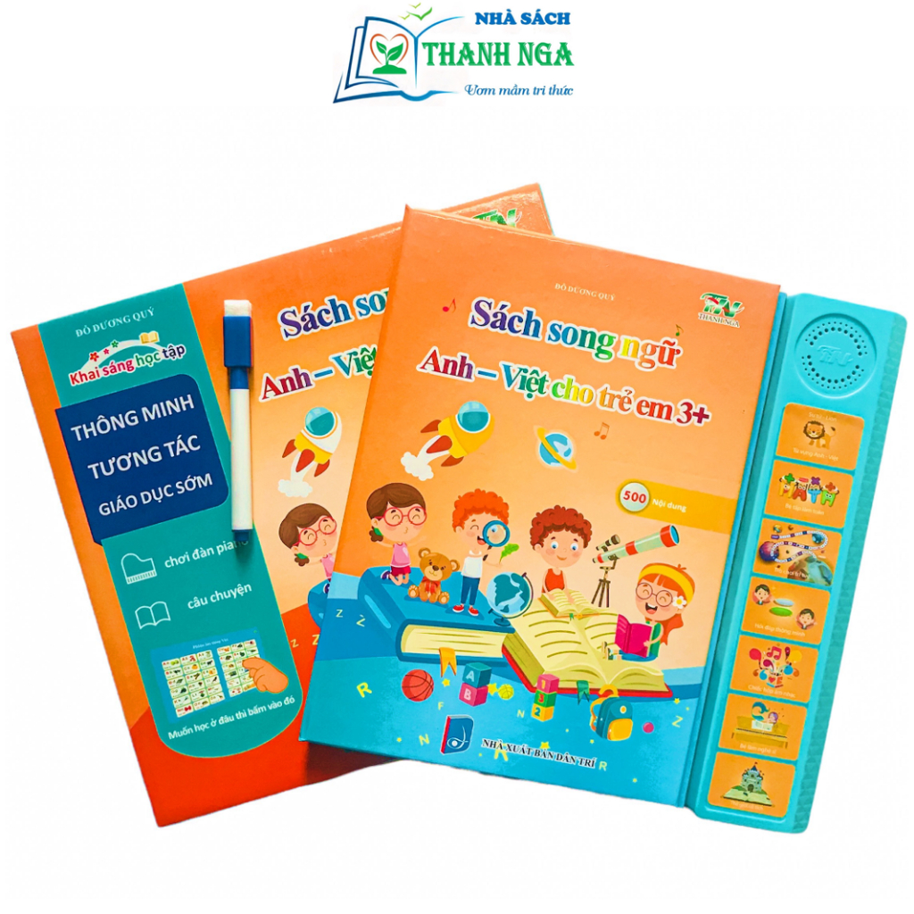 Sách - Sách Điện Tử Song Ngữ Anh - Việt cho trẻ em 3+ (Phiên bản đặc biệt 2022)