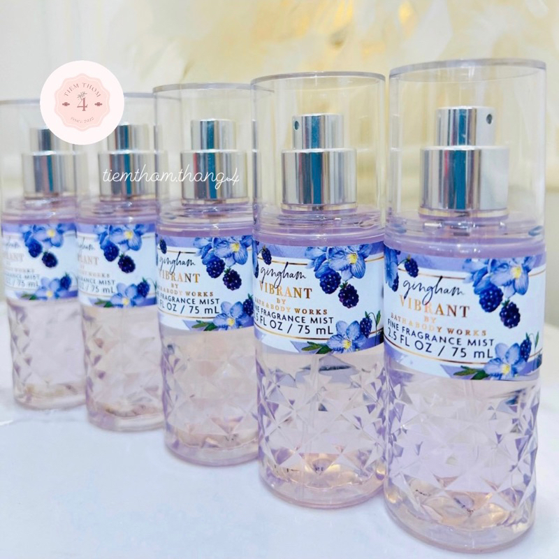 •𝐆𝐢𝐧𝐠𝐡𝐚𝐦 𝐕𝐢𝐛𝐫𝐚𝐧𝐭• Bath & Body Works - Sản phẩm dưỡng và xịt thơm toàn thân