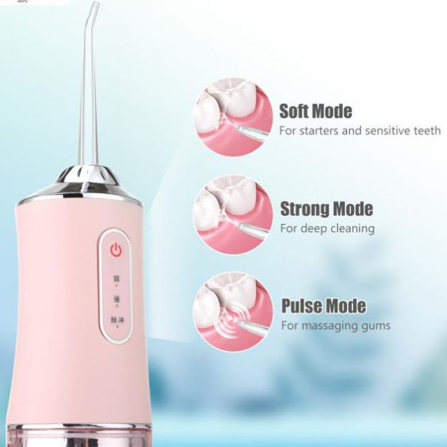 Máy tăm nước cầm tay, Tăm Nước Vệ Sinh du lịch Oral Irrigator  bản quốc tế chuẩn nha sĩ khuyên dùng MẪU MỚI