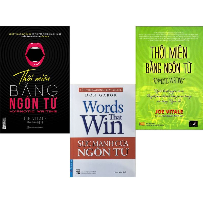 Sách - Sức mạnh của ngôn từ (First News) - Thôi miên bằng ngôn từ (Xanh, Đen)