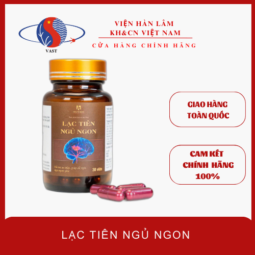 Lạc Tiên Ngủ Ngon - Hỗ trợ an thần giúp dễ ngủ ngon giấc - Sản Phẩm Viện Hàn Lâm KH&CN Việt Nam