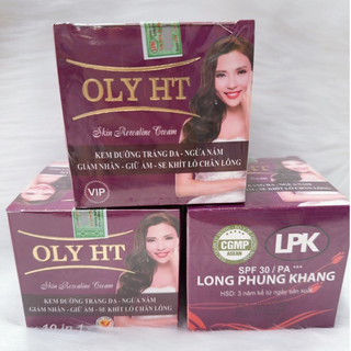 Kem OLY HT 10 in 1 dưỡng trắng ngừa nám giảm nhăn giữ ẩm se khít lỗ chân lông 35g
