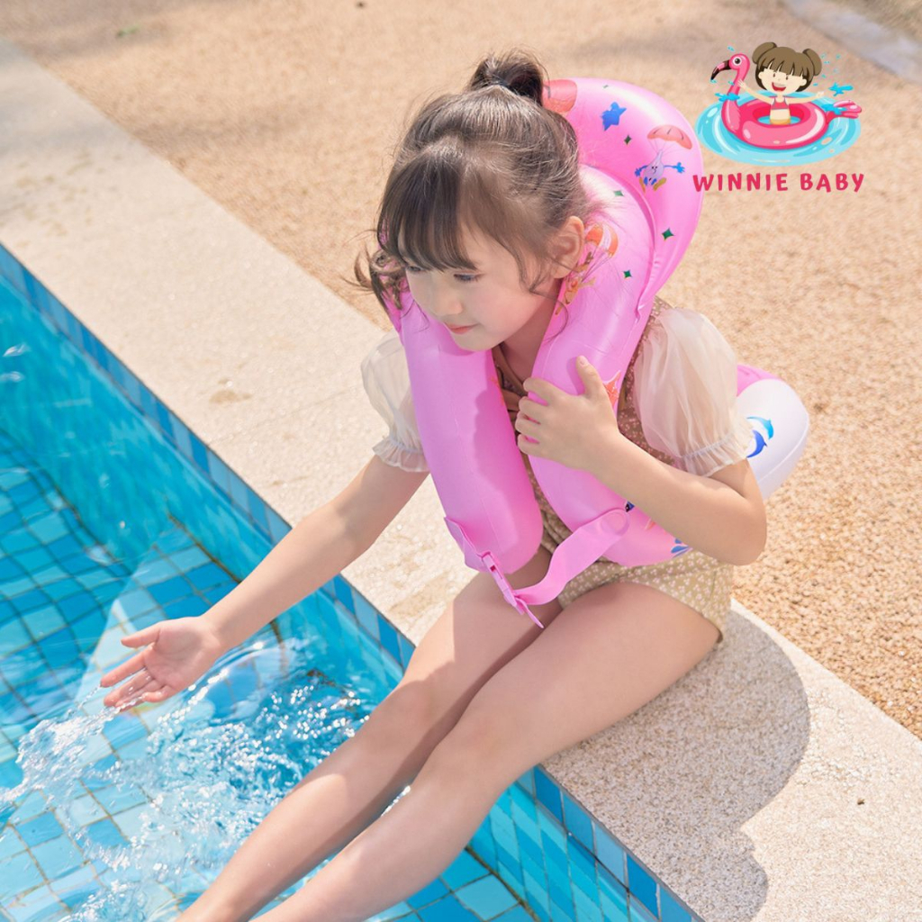 Phao Bơi Cho Bé - Áo Phao Cho Bé Cuốn Quanh Người Chống Lật An Toàn Nhất Theo Tiêu Chuẩn Cứu Hộ