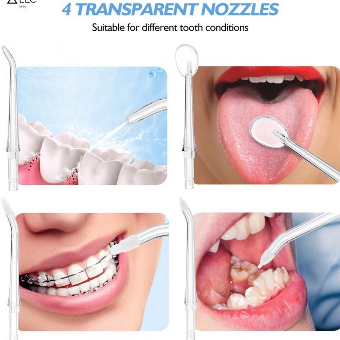 Máy tăm nước cầm tay, Tăm Nước Vệ Sinh du lịch Oral Irrigator  bản quốc tế chuẩn nha sĩ khuyên dùng MẪU MỚI