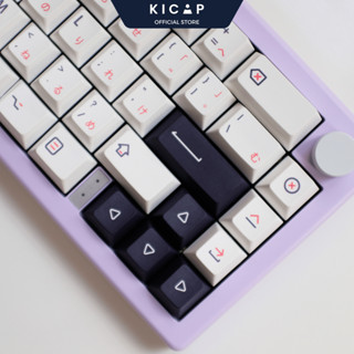 Bộ keycap Kon Momo Cherry profile PBT dyesub 140 phím nút bàn phím cơ - Kicap