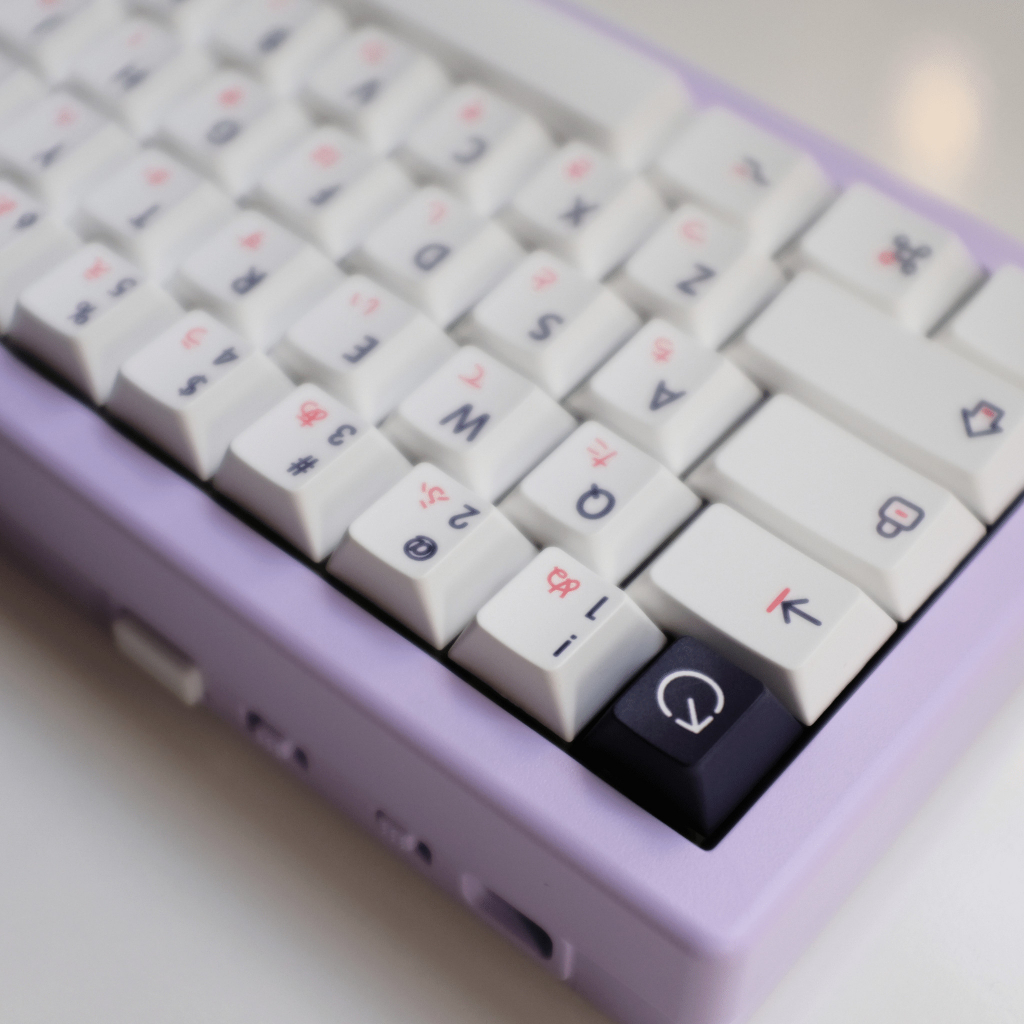 Bộ keycap Kon Momo Cherry profile PBT dyesub 140 phím nút bàn phím cơ - Kicap