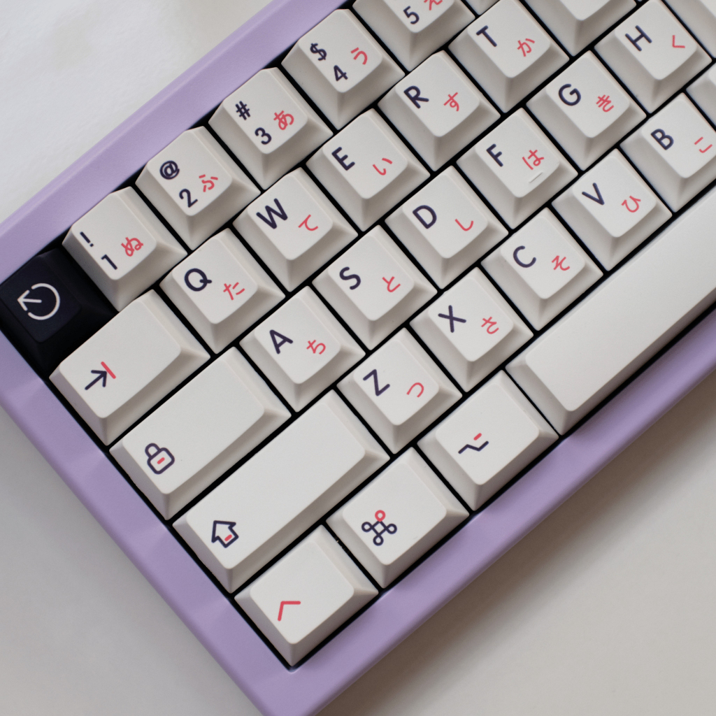 Bộ keycap Kon Momo Cherry profile PBT dyesub 140 phím nút bàn phím cơ - Kicap