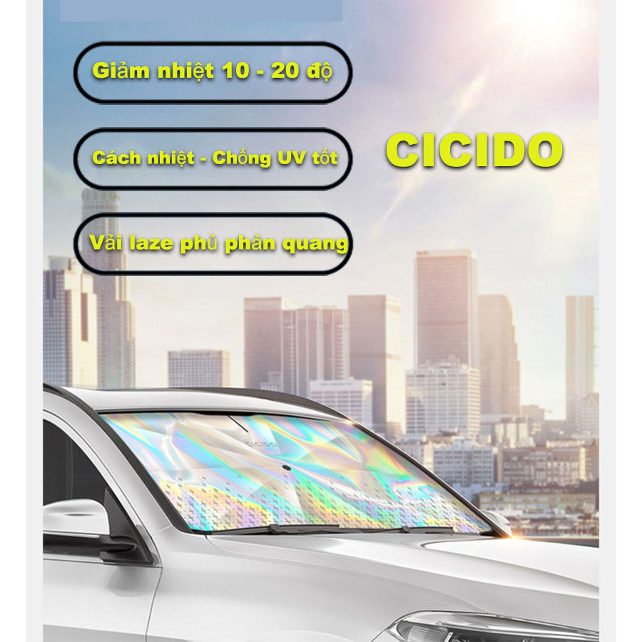 Dù Che Nắng Kính Lái Ô Tô Cicido, Ô Che Kính Lái Ô Tô Cao Cấp- Chông Nắng, Tia UV Hiệu Qủa chính hãng CICIDO