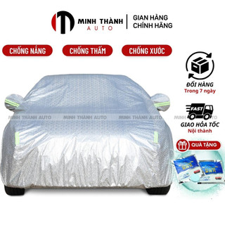Bạt phủ ô tô 3 lớp, bạt che ô tô cao cấp chống nắng, chống thấm, chống xước, bảo vệ nội thất luôn mới MINH THÀNH AUTO