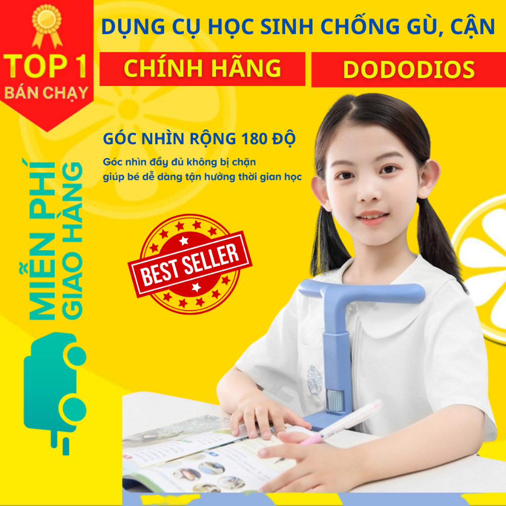 Giá Đỡ Cằm Chống Cận Thị, Dụng Cụ Giúp Ngồi Thẳng Lưng Chống Gù Cao Cấp ECO Chính Hãng dododios