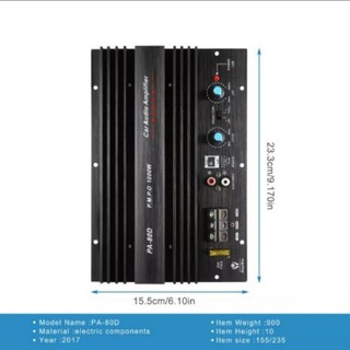 [HÀ NAM] Mạch sub siêu trầm PA-80D 12v-1000w