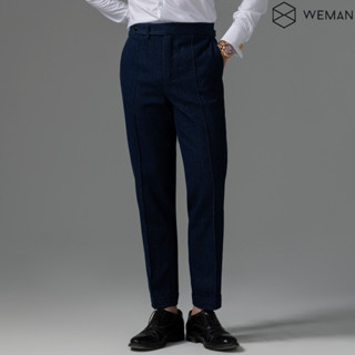 Quần Cạp Cao Nam Sidetab Chất Liệu Denim Cao Cấp Độc Quyền WEMAN-WMQ2301