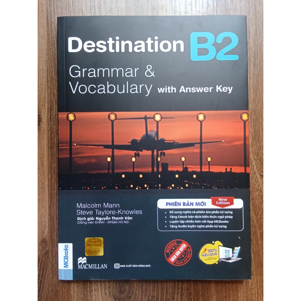 Sách - Destination B2 - Grammar & Vocabulary with Answer Key - MC169k