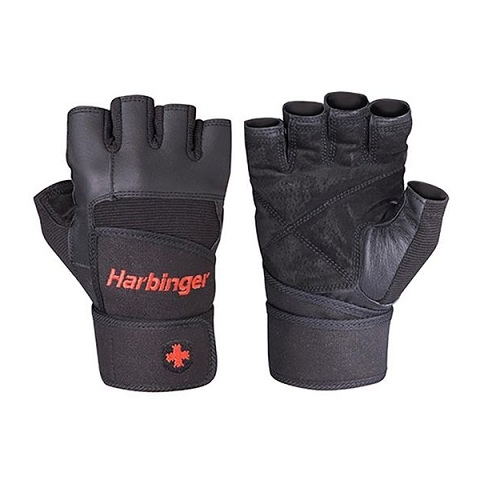 Găng tay tập gym Harbinger Gloves Pro WristWrap Style 140 - Gymstore giúp bảo vệ bàn tay và cổ tay
