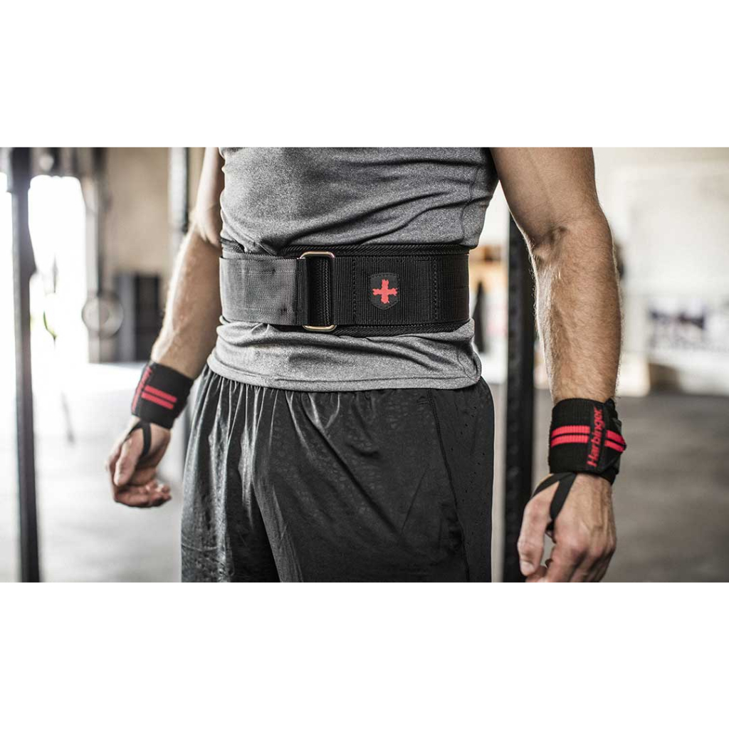 Đai lưng tập Harbinger 4" Pro Nylon Lifting Belt - Gymstore giúp duy trì tư thế, giảm chấn thương
