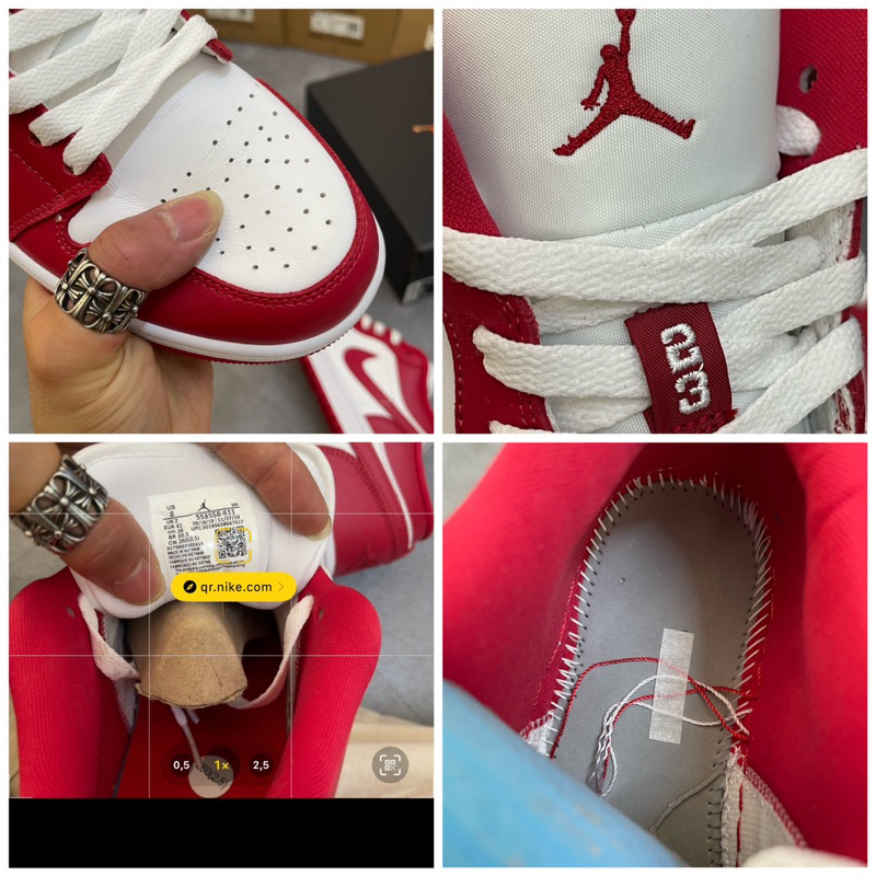 Giày Sneaker Cổ Thấp Gym Red Nâng Cấp