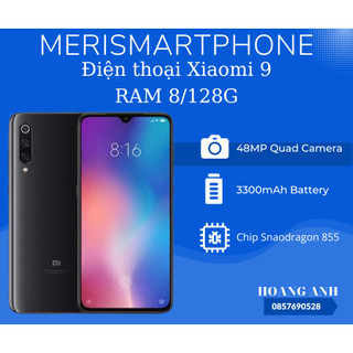 Điện thoại xiaomi mi 9 ram 8/128- chip snap 855