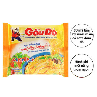 Mì Gà Sợi Phở Gấu Đỏ (30 gói/thùng)