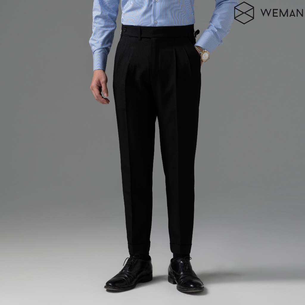 Quần Âu Nam, Quần Âu Nam Sidetab Cạp Trung, Thiết Kế Sang Trọng, Chất Liêu Cao Cấp Dáng Slim Fit WEMAN-WMQ2201