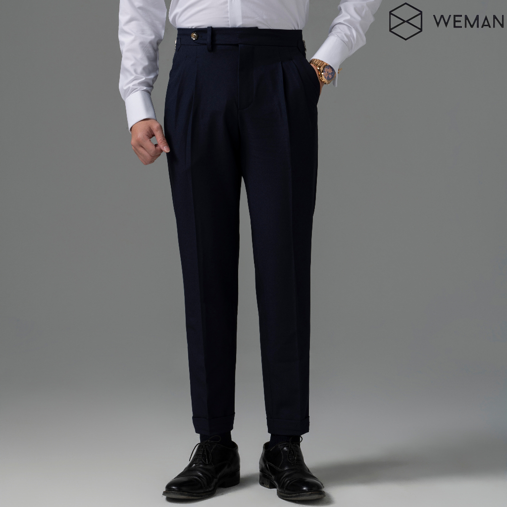 Quần Âu Nam, Quần Âu Nam Sidetab Cạp Trung, Thiết Kế Sang Trọng, Chất Liêu Cao Cấp Dáng Slim Fit WEMAN-WMQ2201 | BigBuy360 - bigbuy360.vn