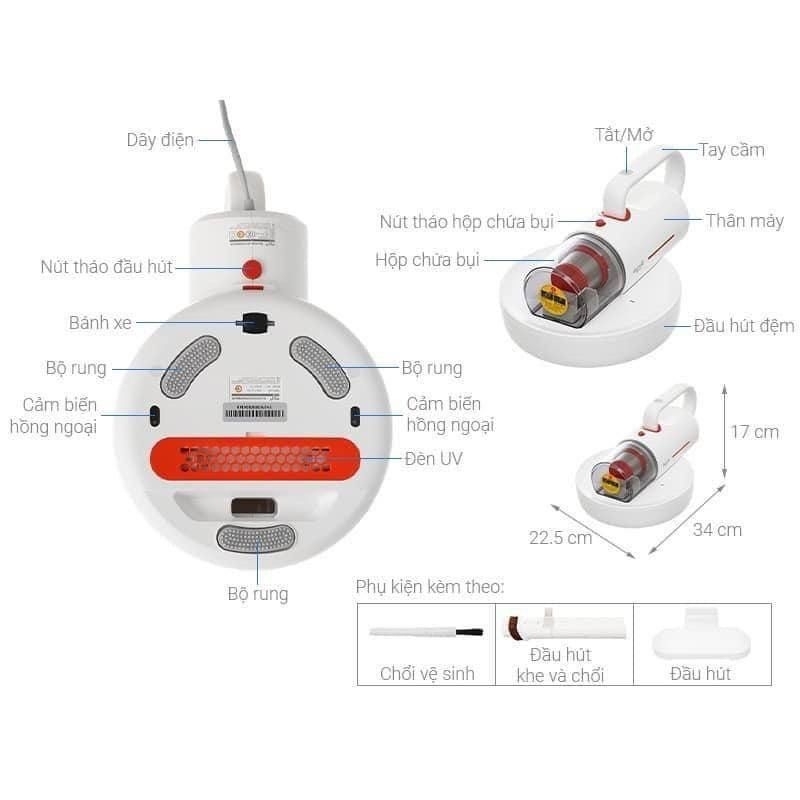MÁY HÚT BỤI  DEERMA CM1300
