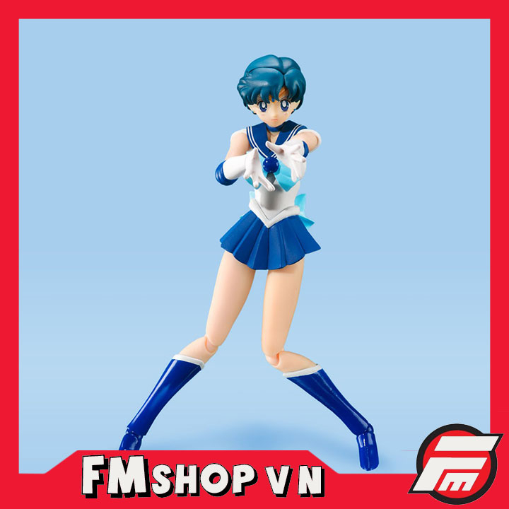 MÔ HÌNH NHÂN VẬT ANIME THỦY THỦ MẶT TRĂNG THỦY THỦ SAO THỦY SHF SAILOR MERCURY -ANIMATION COLOR EDITION-