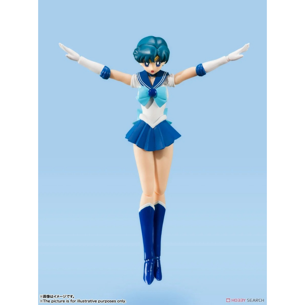 MÔ HÌNH NHÂN VẬT ANIME THỦY THỦ MẶT TRĂNG THỦY THỦ SAO THỦY SHF SAILOR MERCURY -ANIMATION COLOR EDITION-
