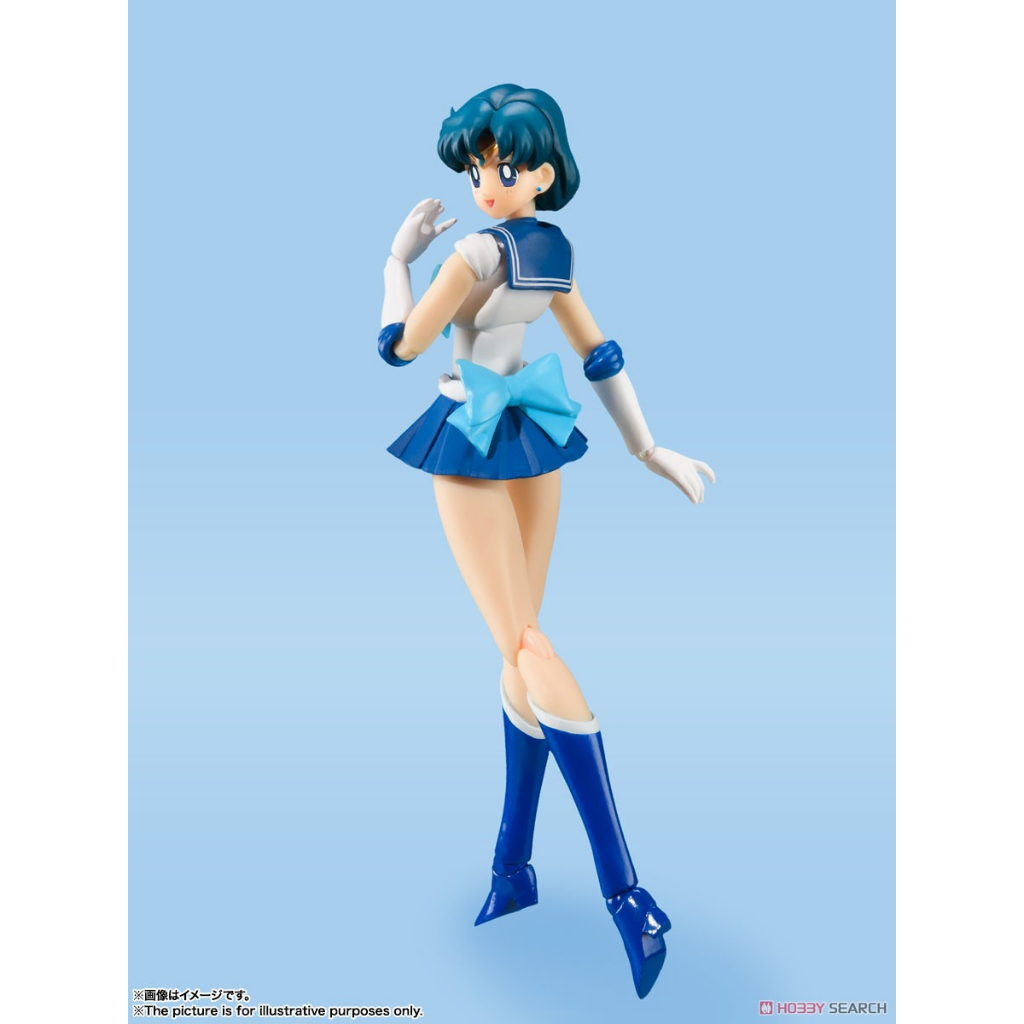 MÔ HÌNH NHÂN VẬT ANIME THỦY THỦ MẶT TRĂNG THỦY THỦ SAO THỦY SHF SAILOR MERCURY -ANIMATION COLOR EDITION-