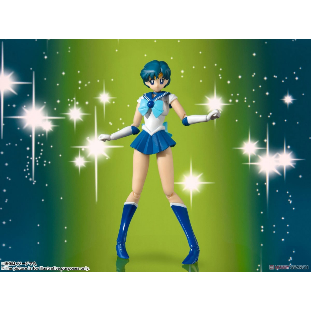 MÔ HÌNH NHÂN VẬT ANIME THỦY THỦ MẶT TRĂNG THỦY THỦ SAO THỦY SHF SAILOR MERCURY -ANIMATION COLOR EDITION-