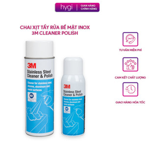 Chai xịt tẩy và làm sạch Inox 3M Aerosol Stainless Steel Cleaner & Polish