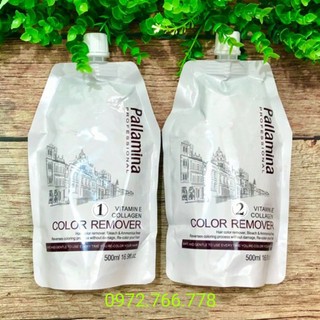 BÓC MÀU ĐỎ ĐEN OXY HÓA PALLAMINA COLOR 500ML