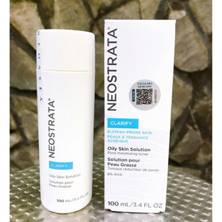 [TEM CÔNG TY] Toner 8% AHA Sạch Sâu, Se Lỗ Chân Lông - NEOSTRATA Clarify Oily Skin Solution AHA 8%