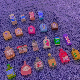 Charm chai nước mini trang trí mô hình đồ ăn