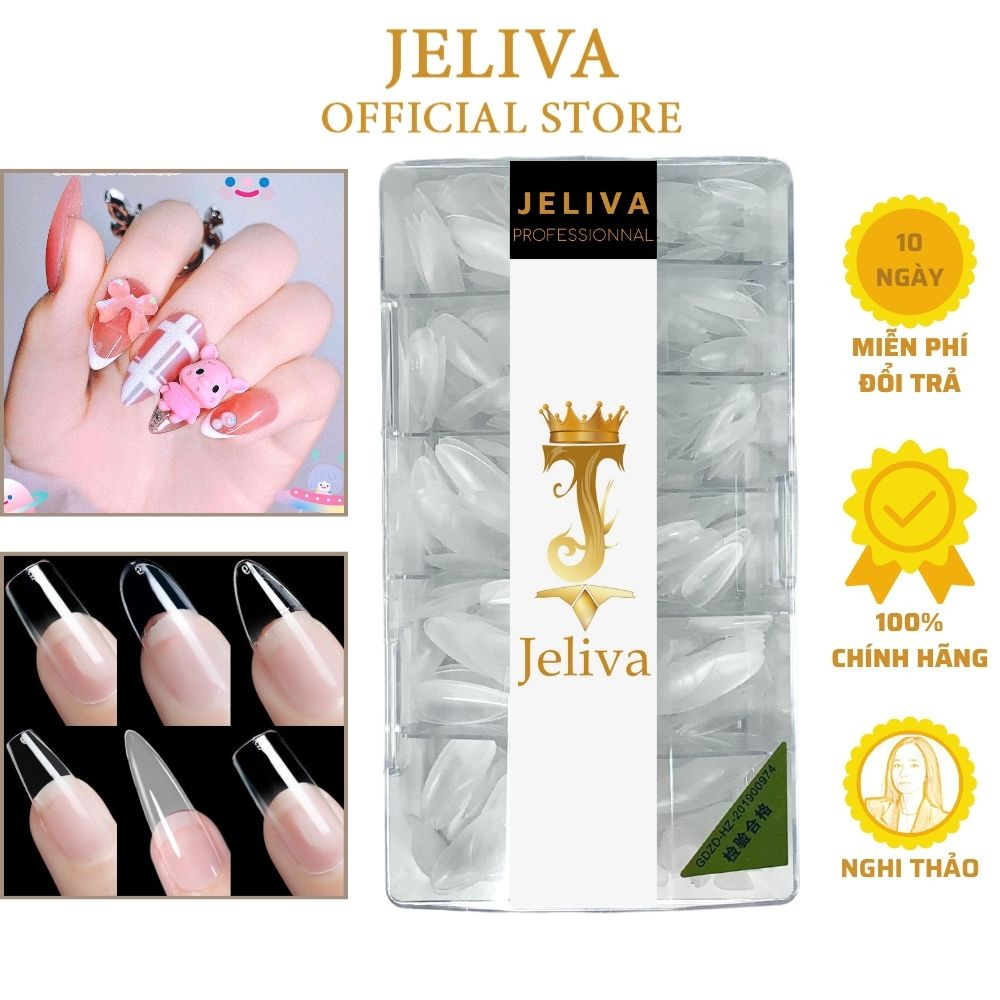 Móng úp tay nhám JELIVA B hộp 500 móng