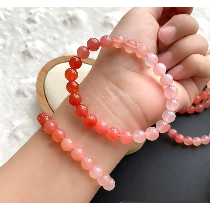 Vòng tay mã não Nam Hồng 8li