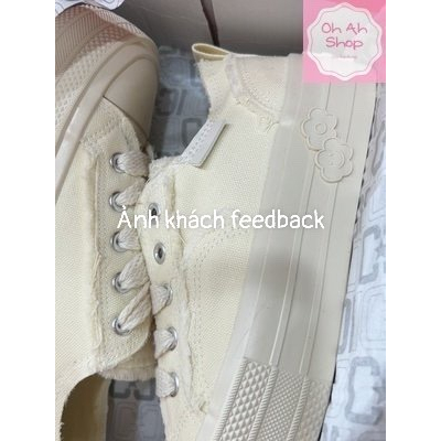 🍓  Giày Nữ Đi Học Giày Vải Canvas Logo Cloud Hàng Loại 1