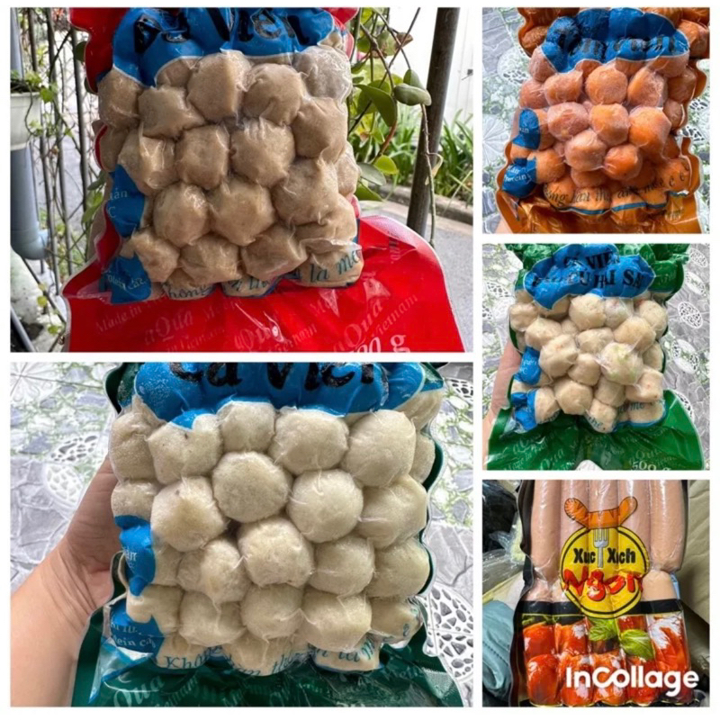 COMBO 5 MÓN CÁ BÒ TÔM RAU CỦ XÚC XÍCH GIÁ SIÊU MỀM